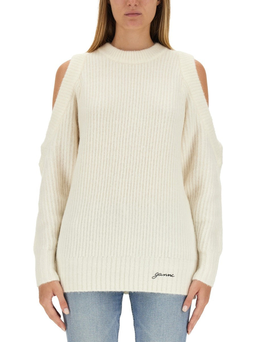 GANNI - Woman - White - Sweater