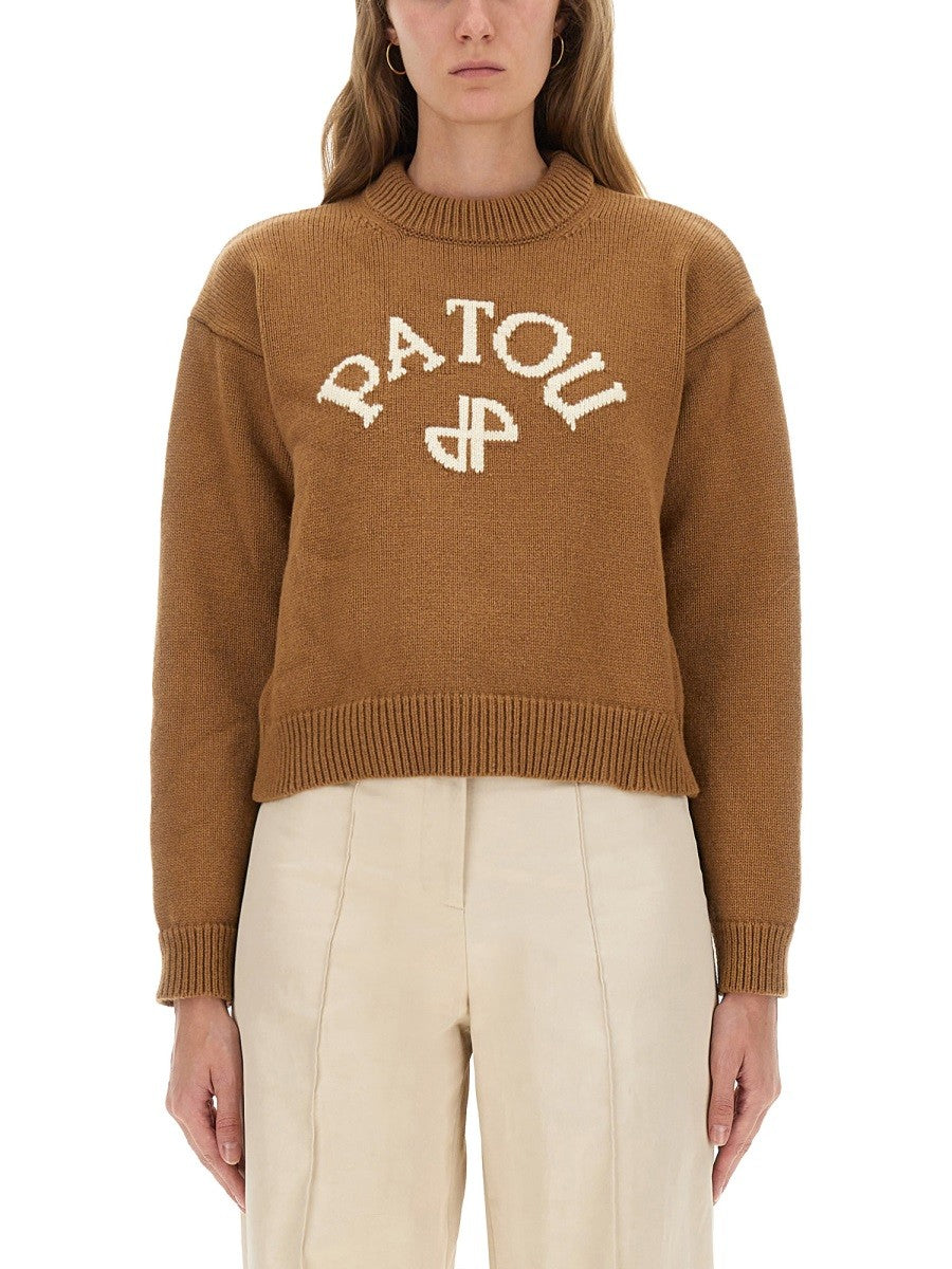 PATOU - Woman - Brown - Sweatshirt