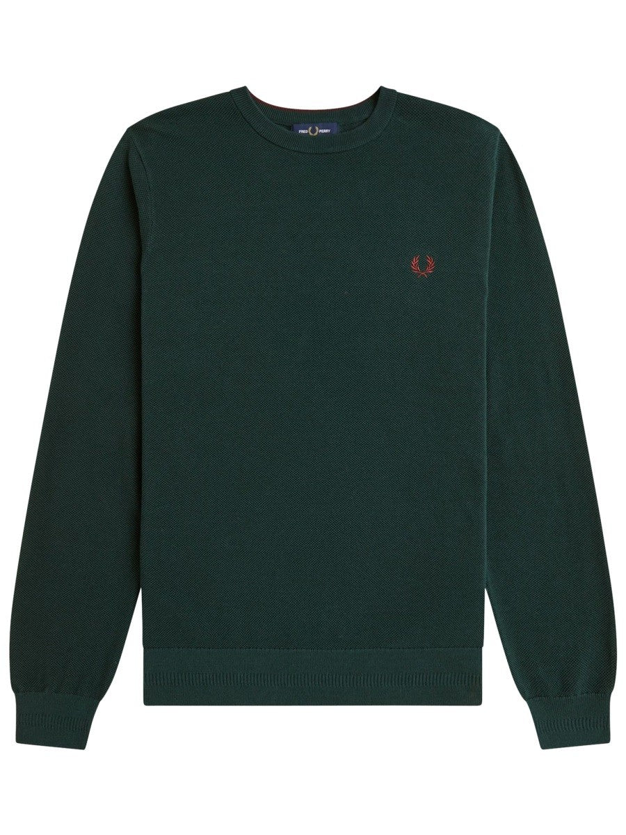 FRED PERRY - Férfi - Zöld - Pulóver