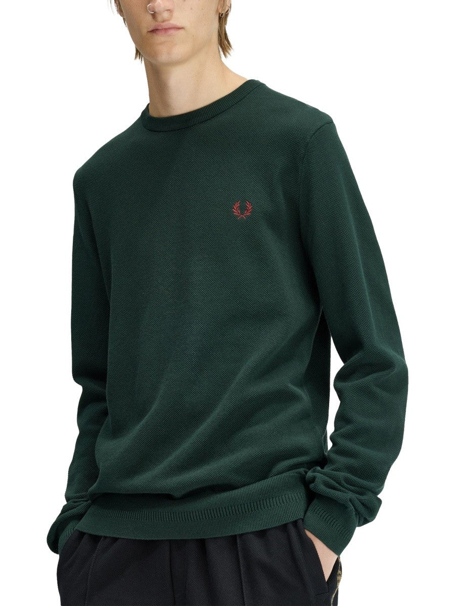 FRED PERRY - Férfi - Zöld - Pulóver