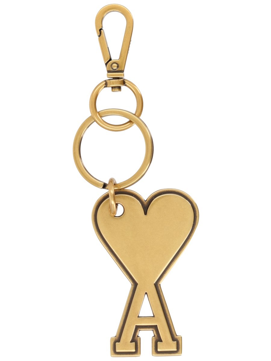 AMI PARIS - Unisex - Gold - Key Holder