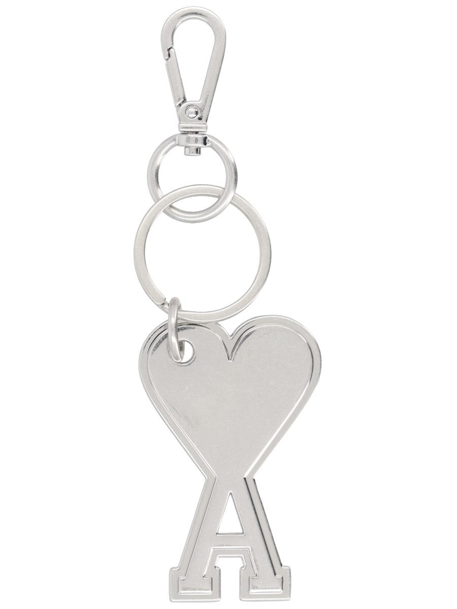 AMI PARIS - Unisex - Silver - Key Holder