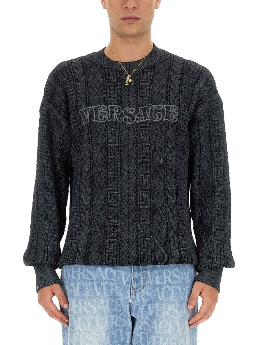 Versace - Férfi - Szürke - Kardigán