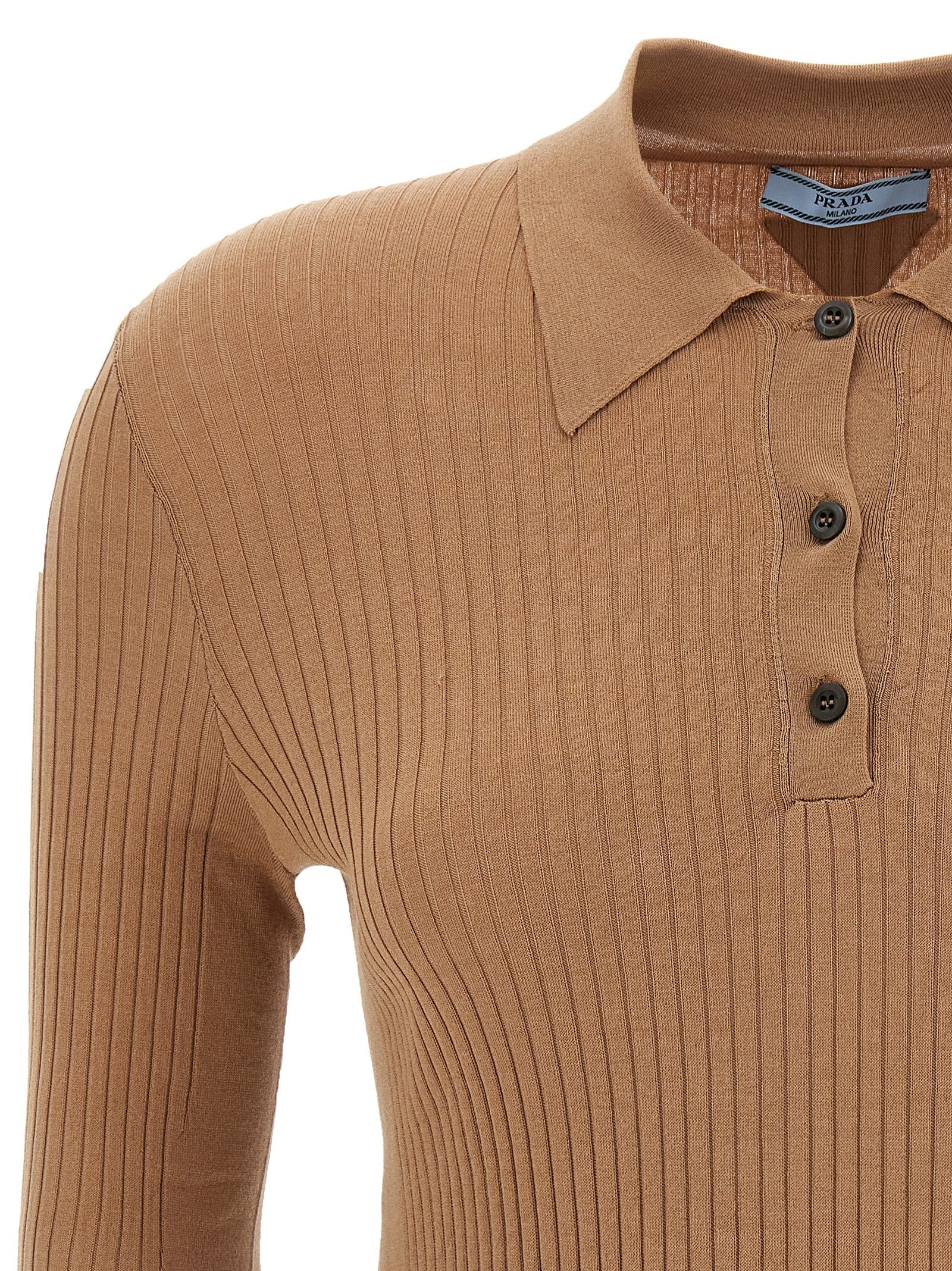PRADA - nan - Beige - Polo Shirt