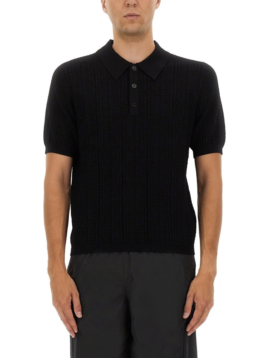 Balmain – Férfi – Fekete – Galléros póló