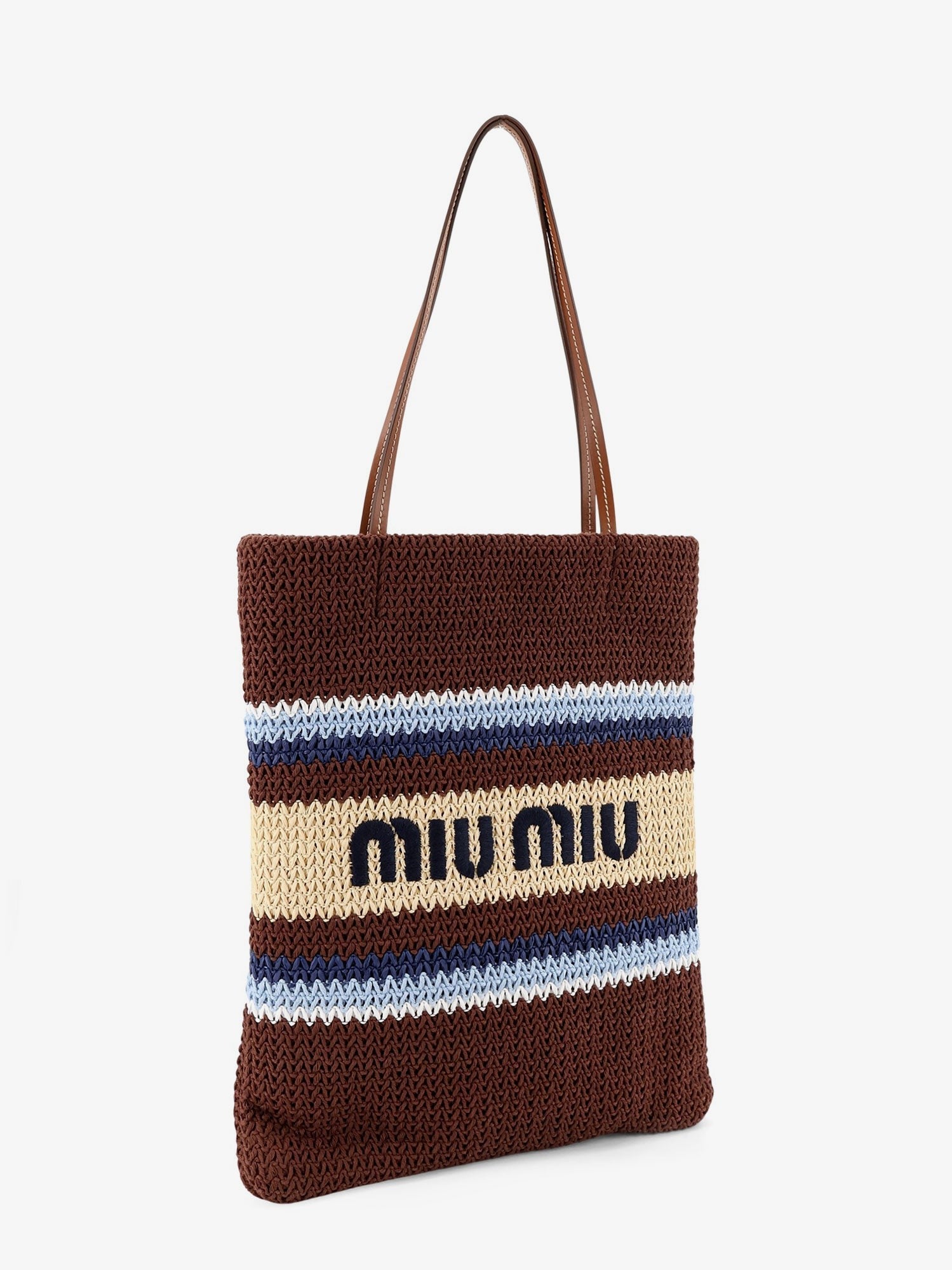 Miu Miu - Woman - Brown - Shopping Bag