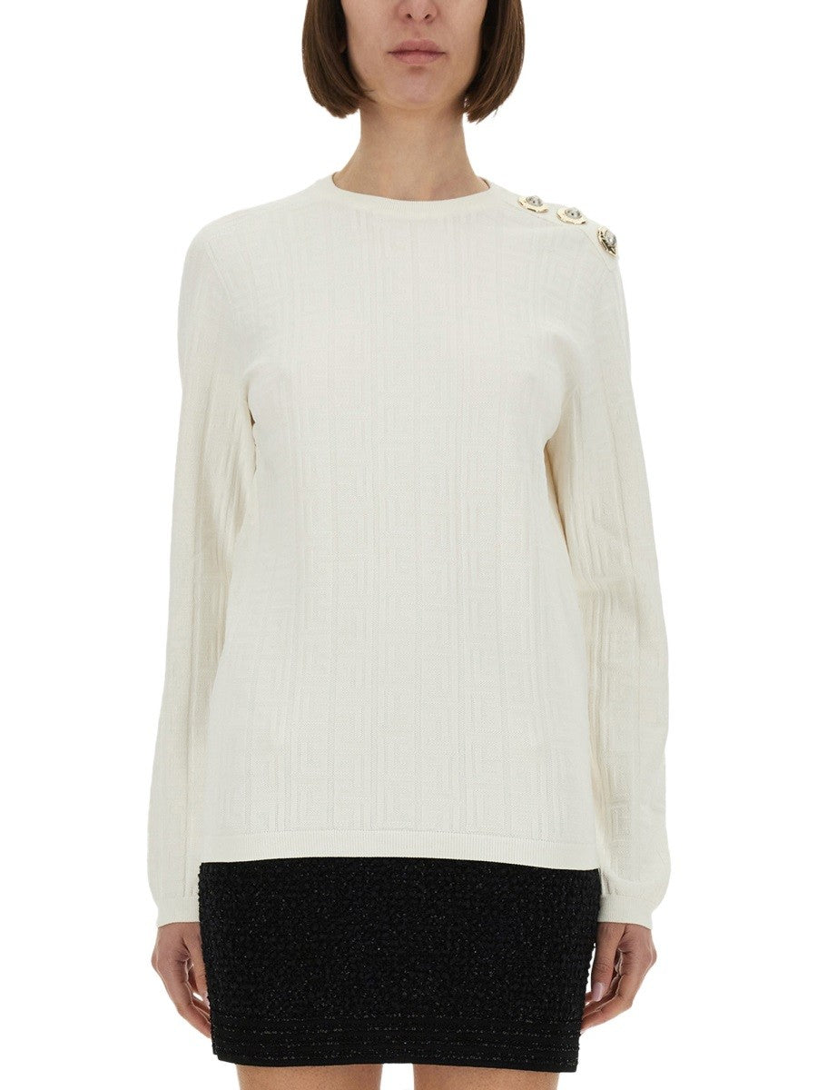 Balmain – Női – Bézs – Pulóver