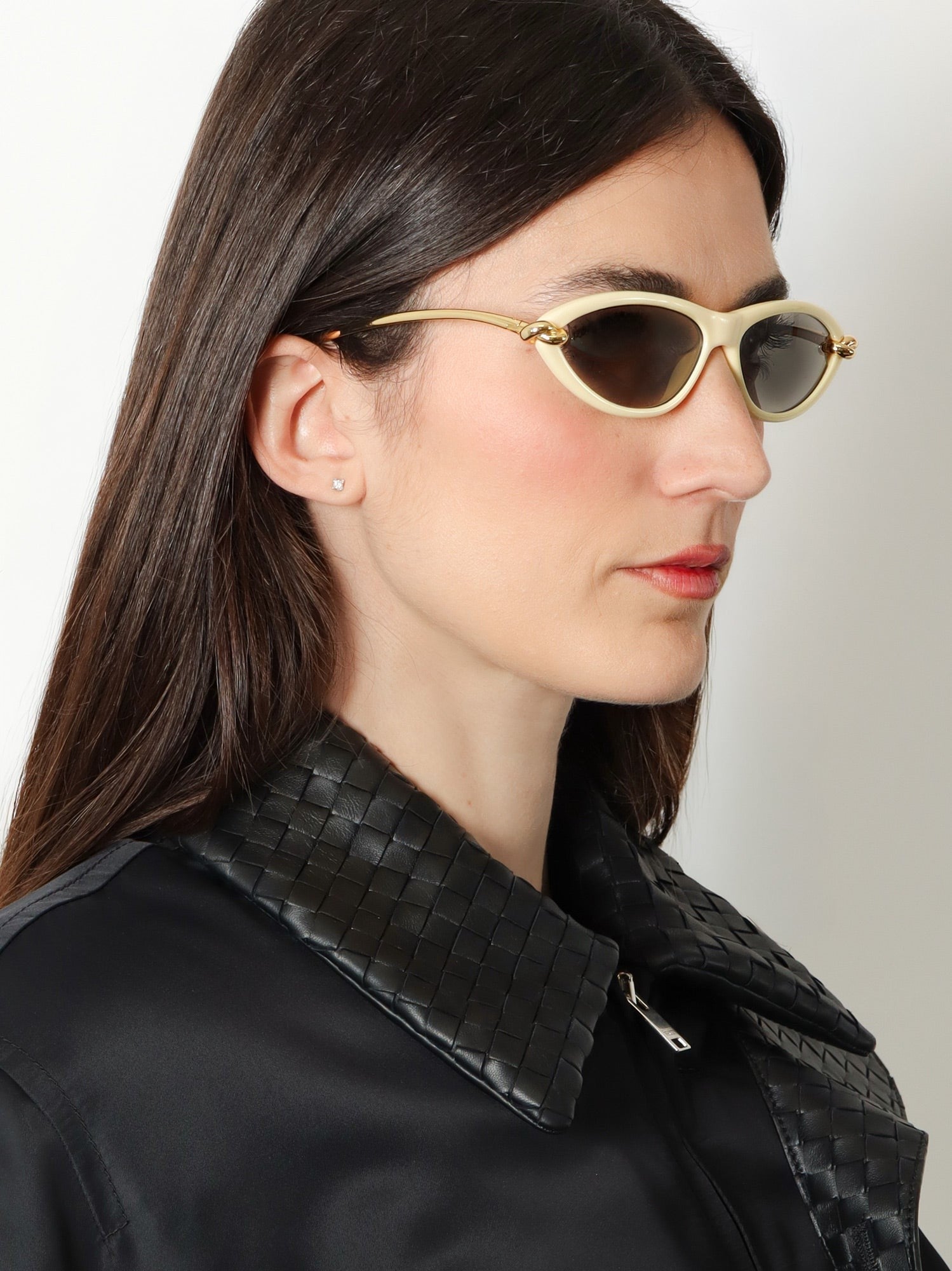 Bottega Veneta - Woman - Beige - Sunglasse