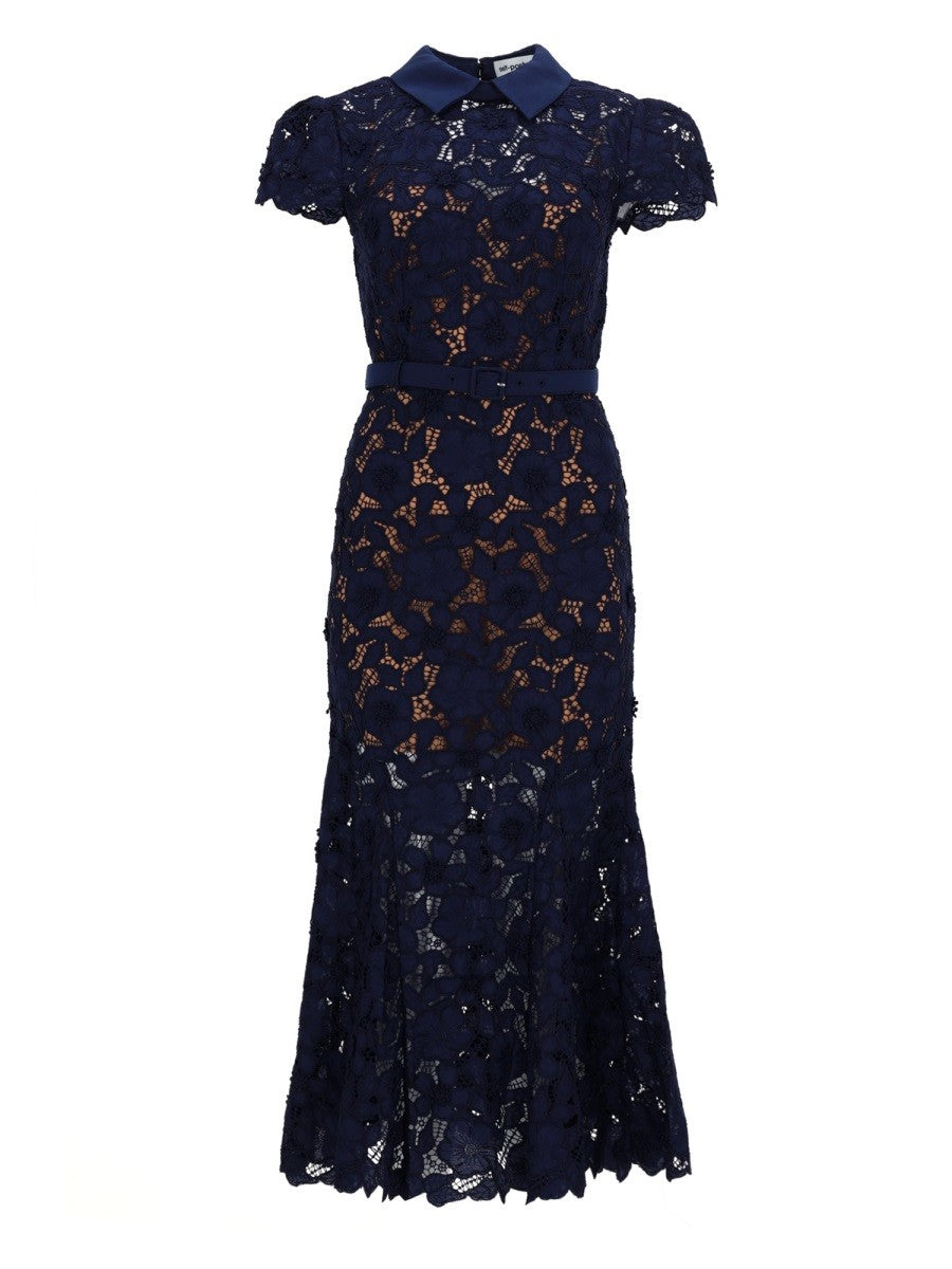 SELF-PORTRAIT - Woman - Blue - Dress