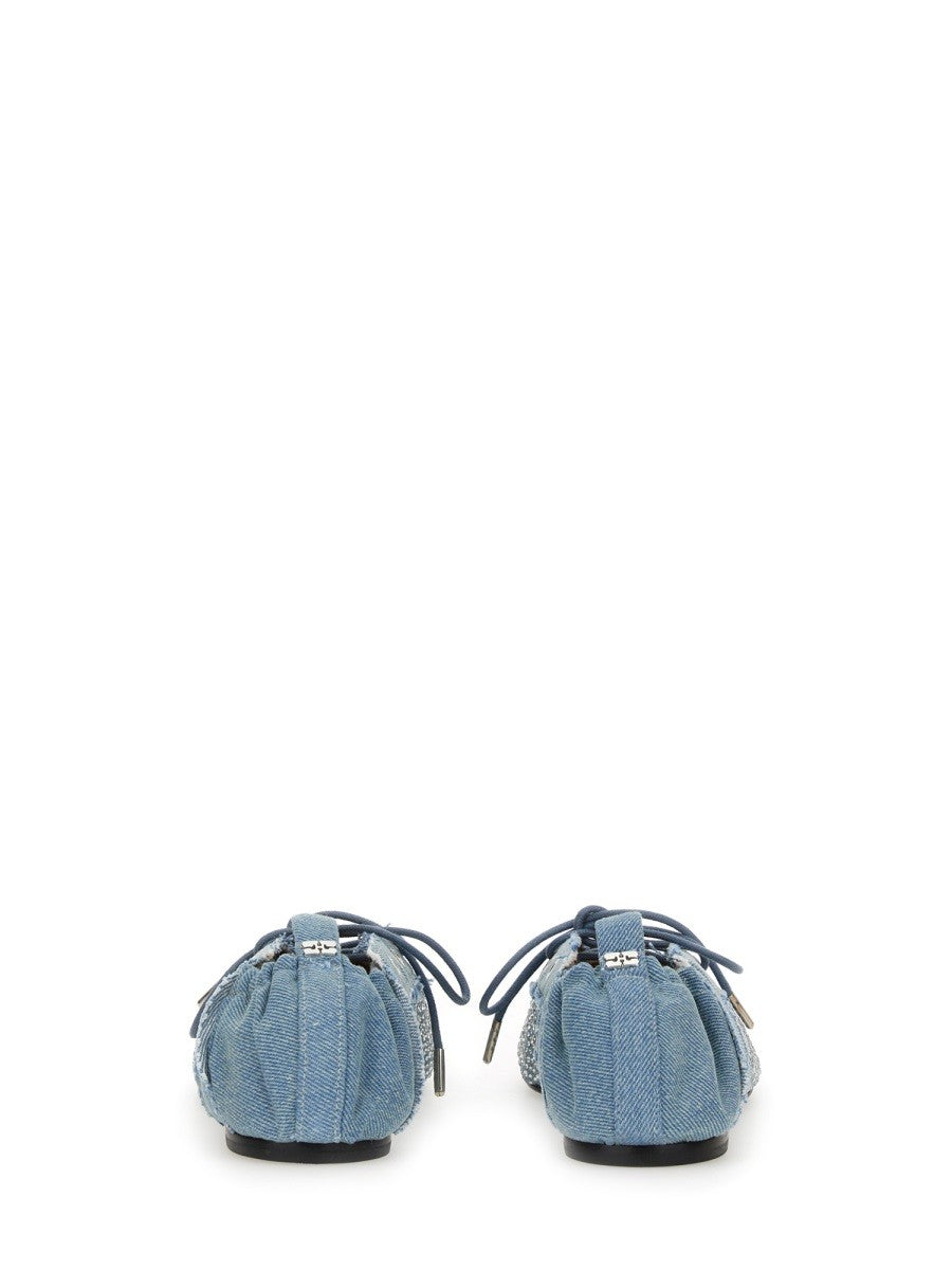 GANNI - Woman - Blue - Flat