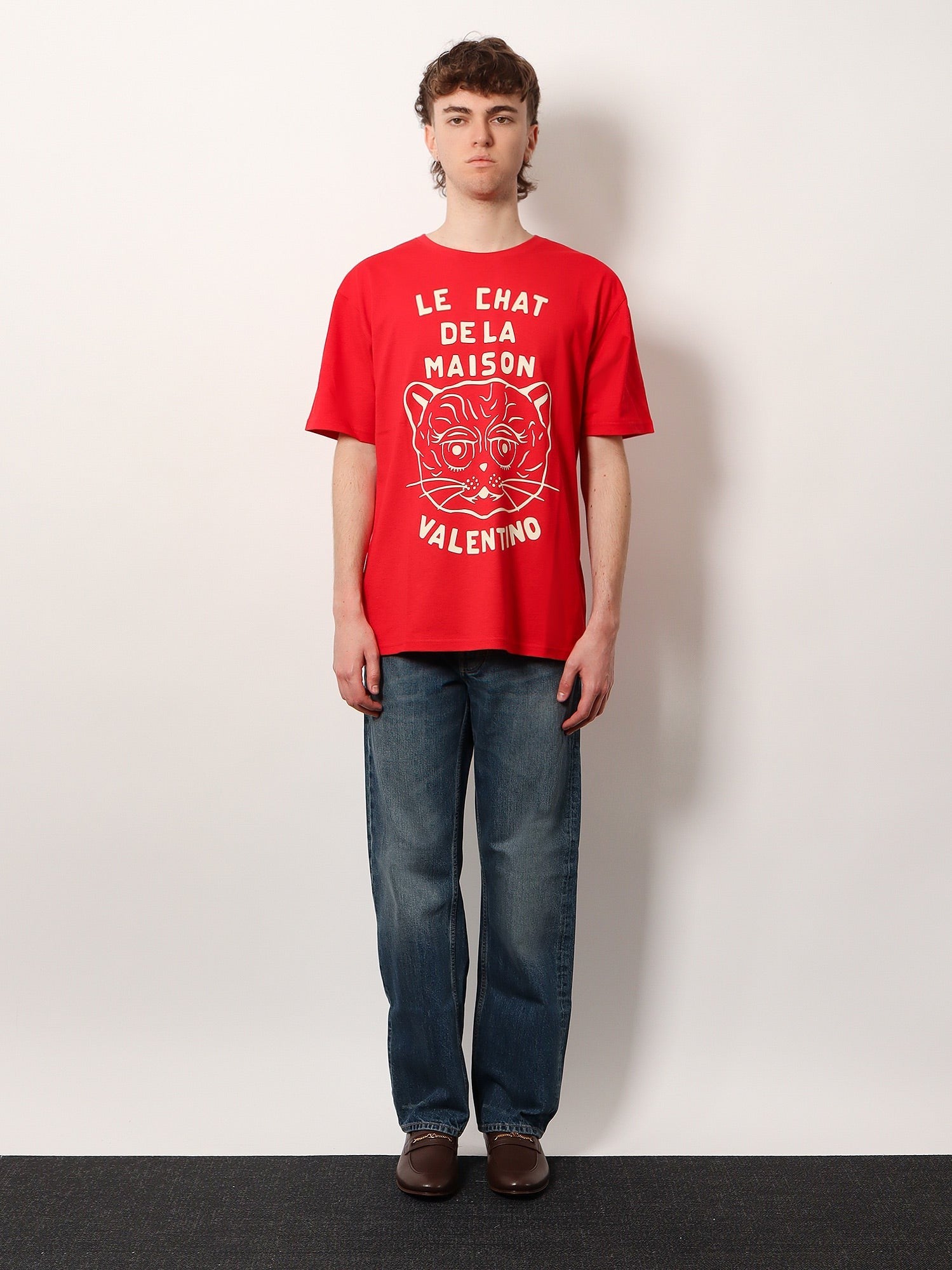 Valentino - Man - Raspberry/Burro - T-shirt