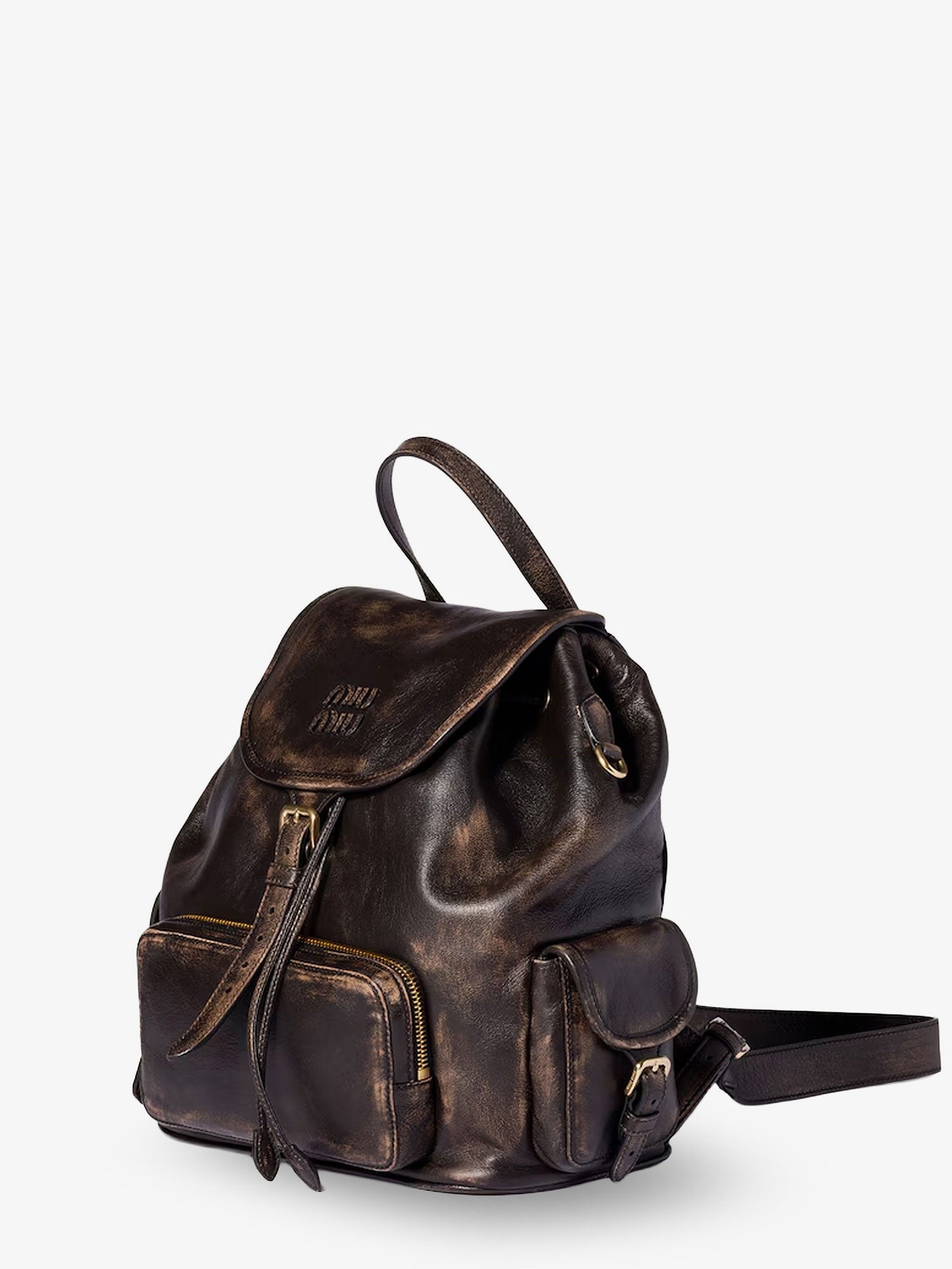 Miu Miu - Woman - Brown - Backpack