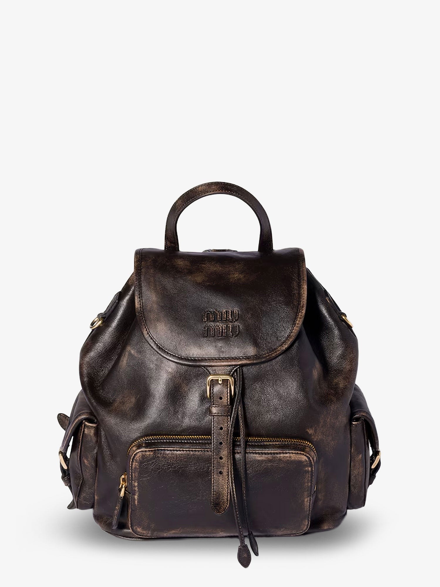 Miu Miu - Woman - Brown - Backpack