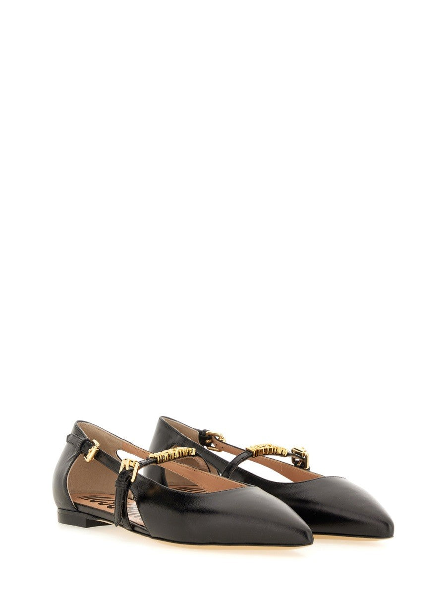 Moschino - Woman - Black - Flat