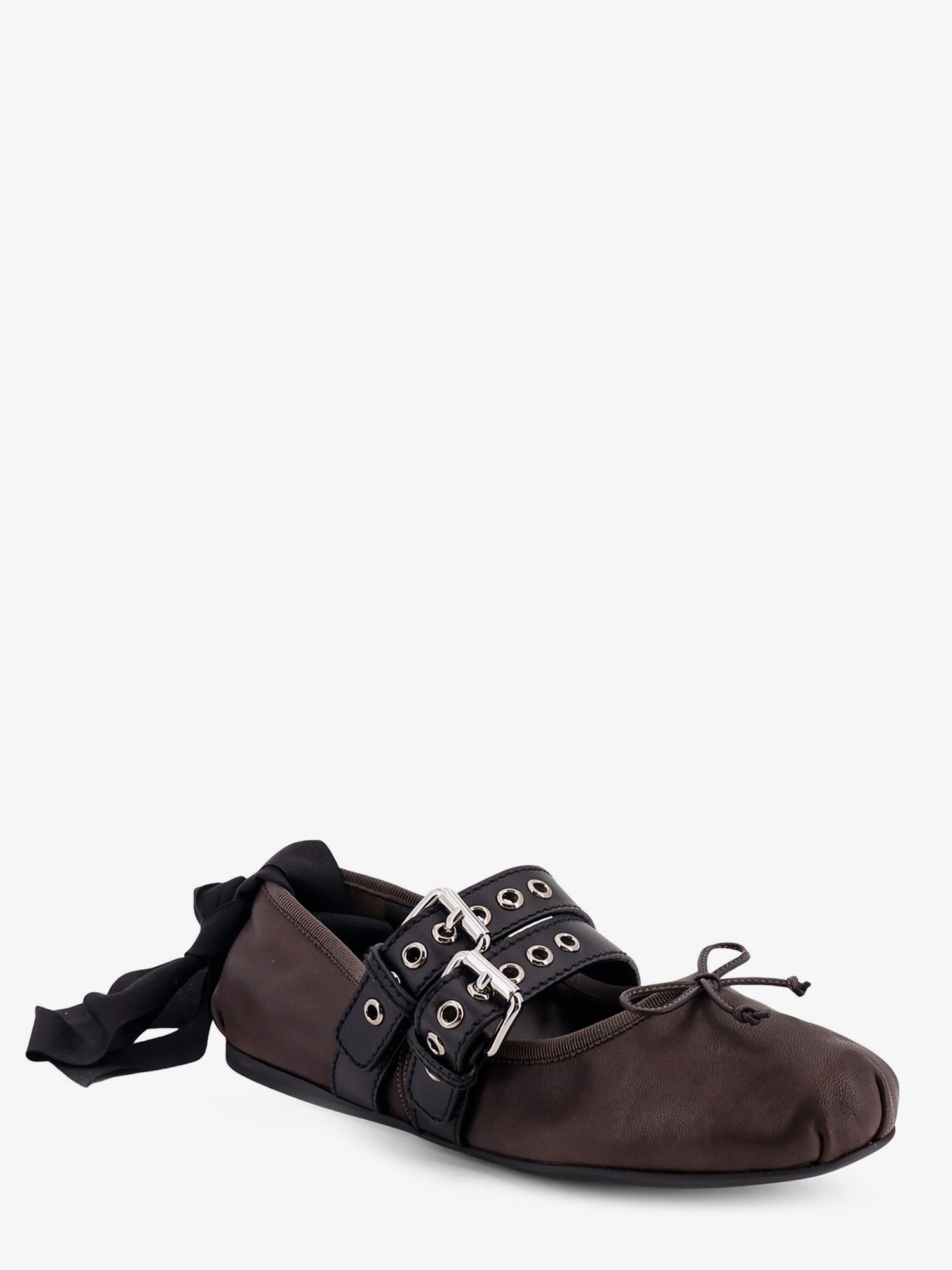 Miu Miu - Woman - Brown - Ballerina