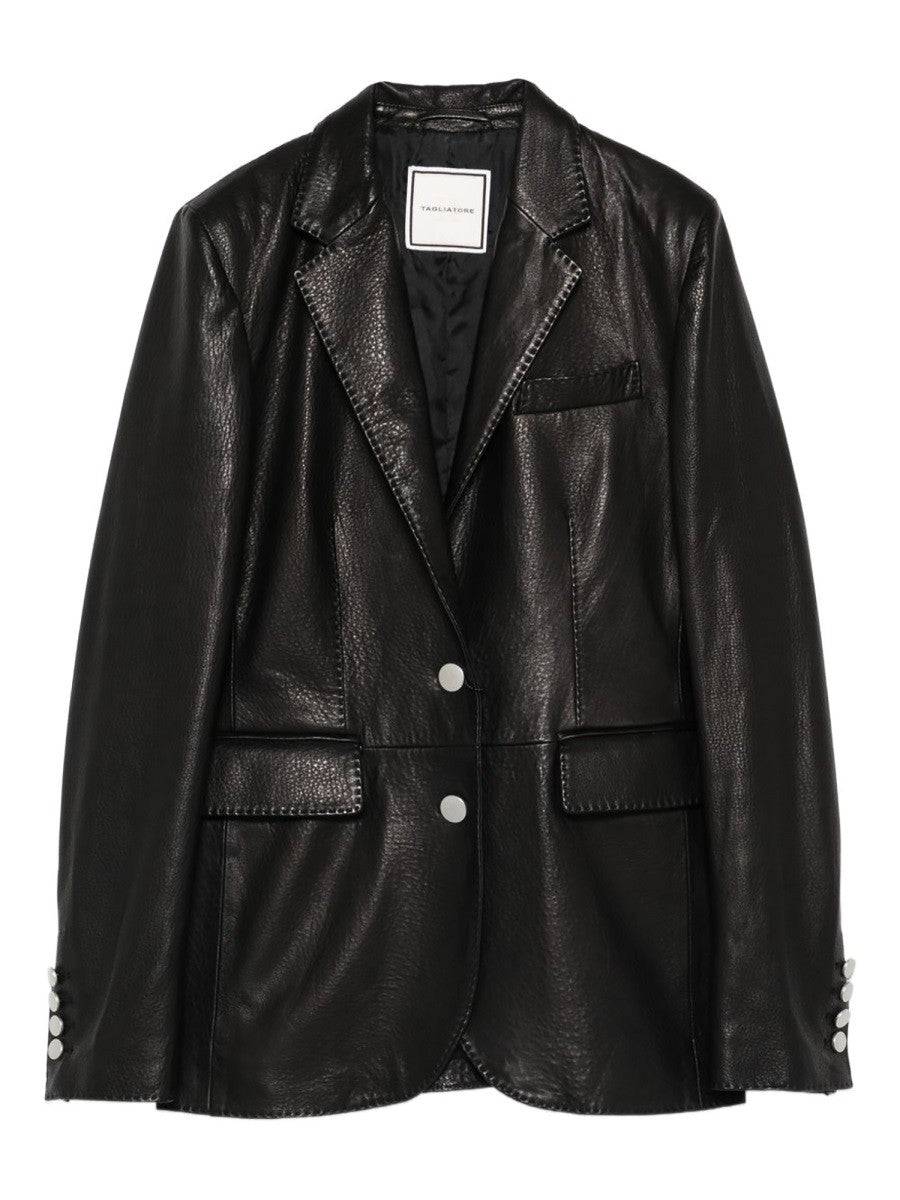 Tagliatore - Woman - Black - Leather Jacket