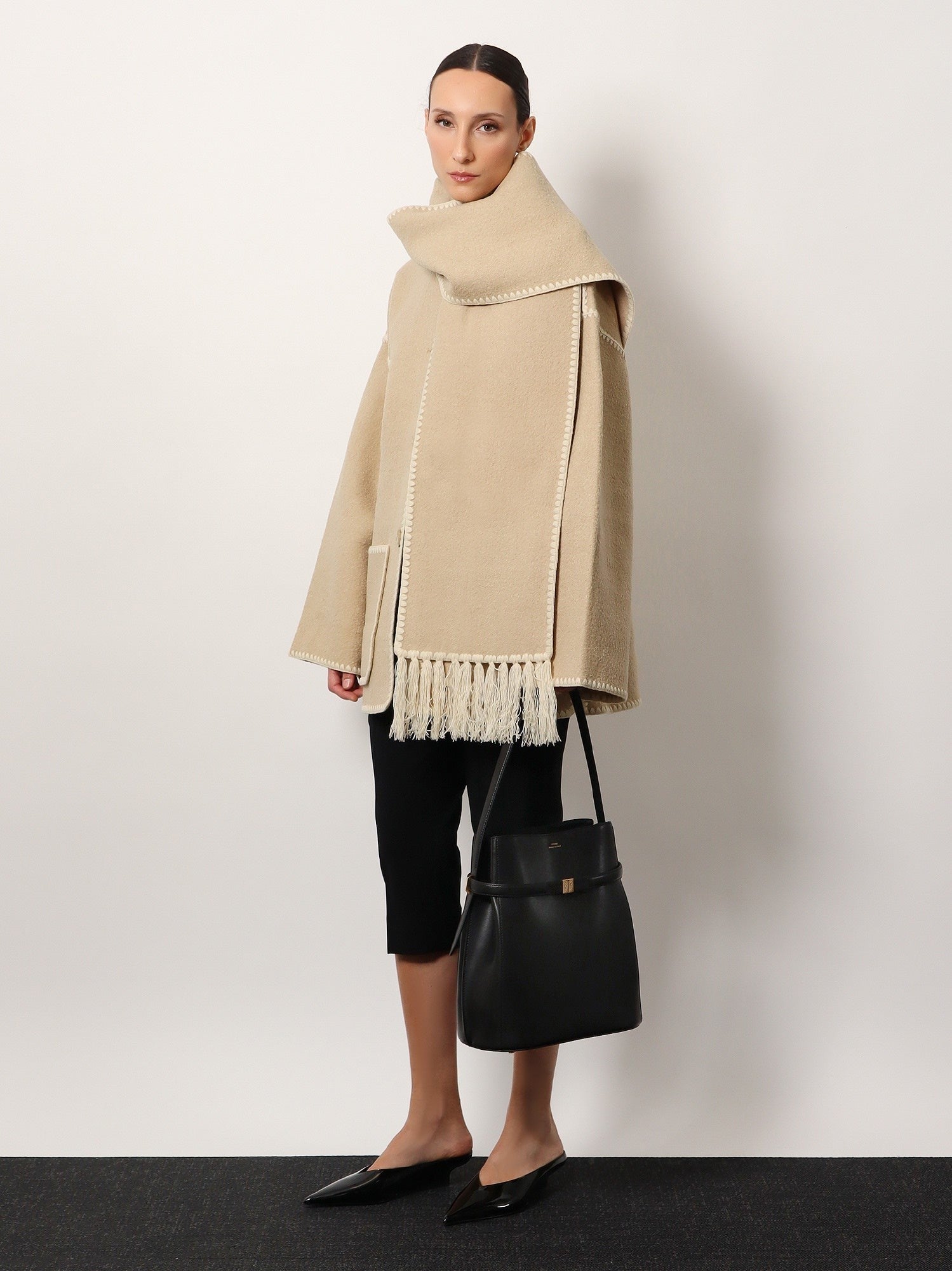 TOTEME - Woman - Black - Bucket Bag