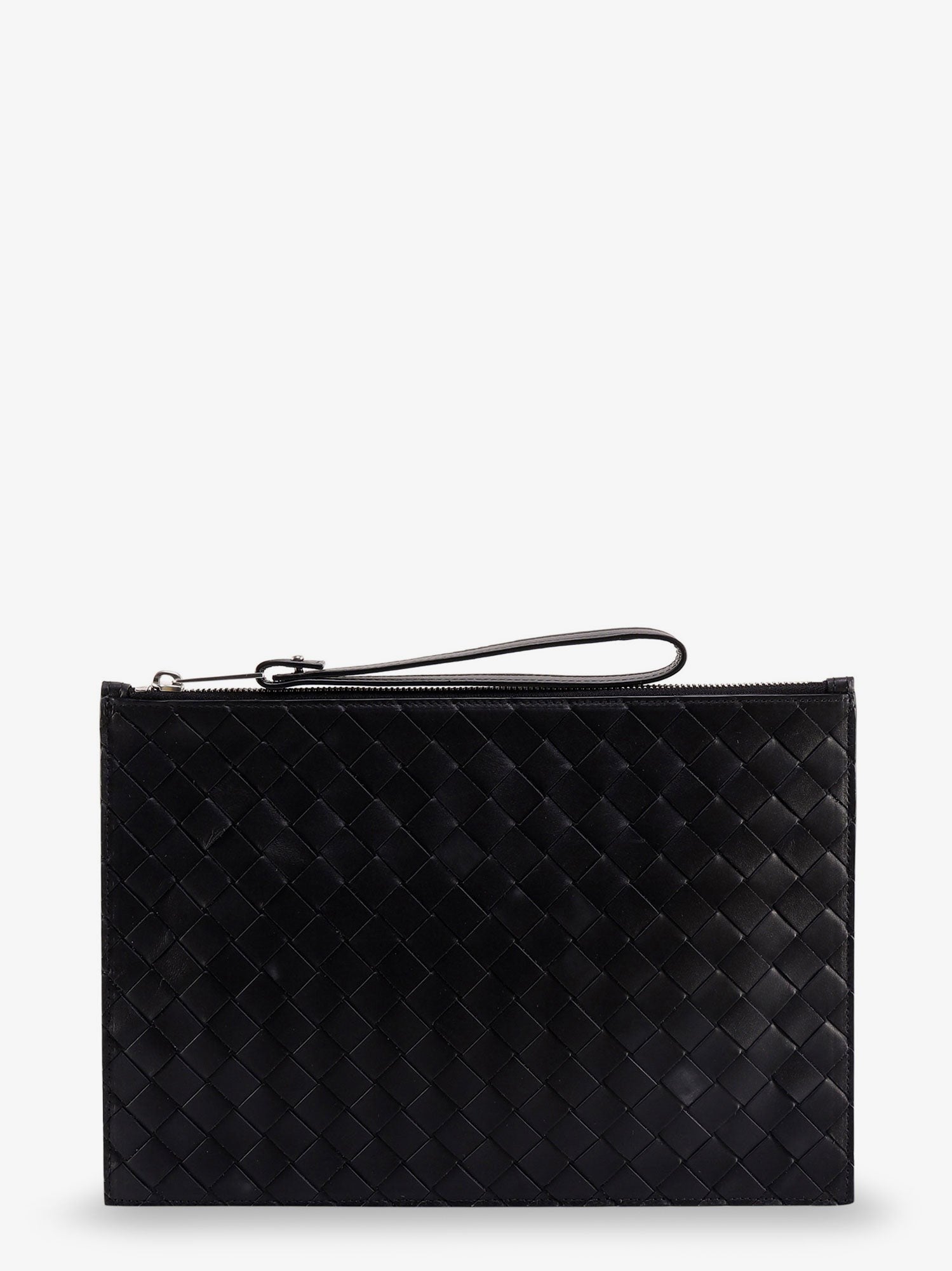 Bottega Veneta - Man - Black-Silver - Clutch