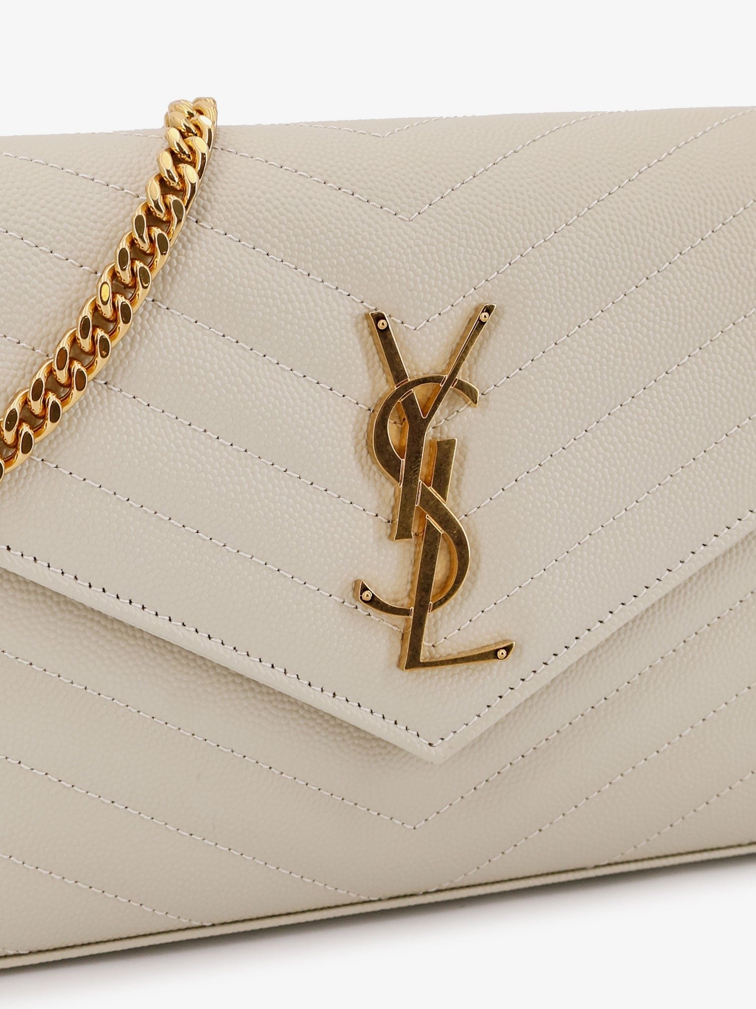 Saint Laurent - Női - Crema Soft - Oldaltáska