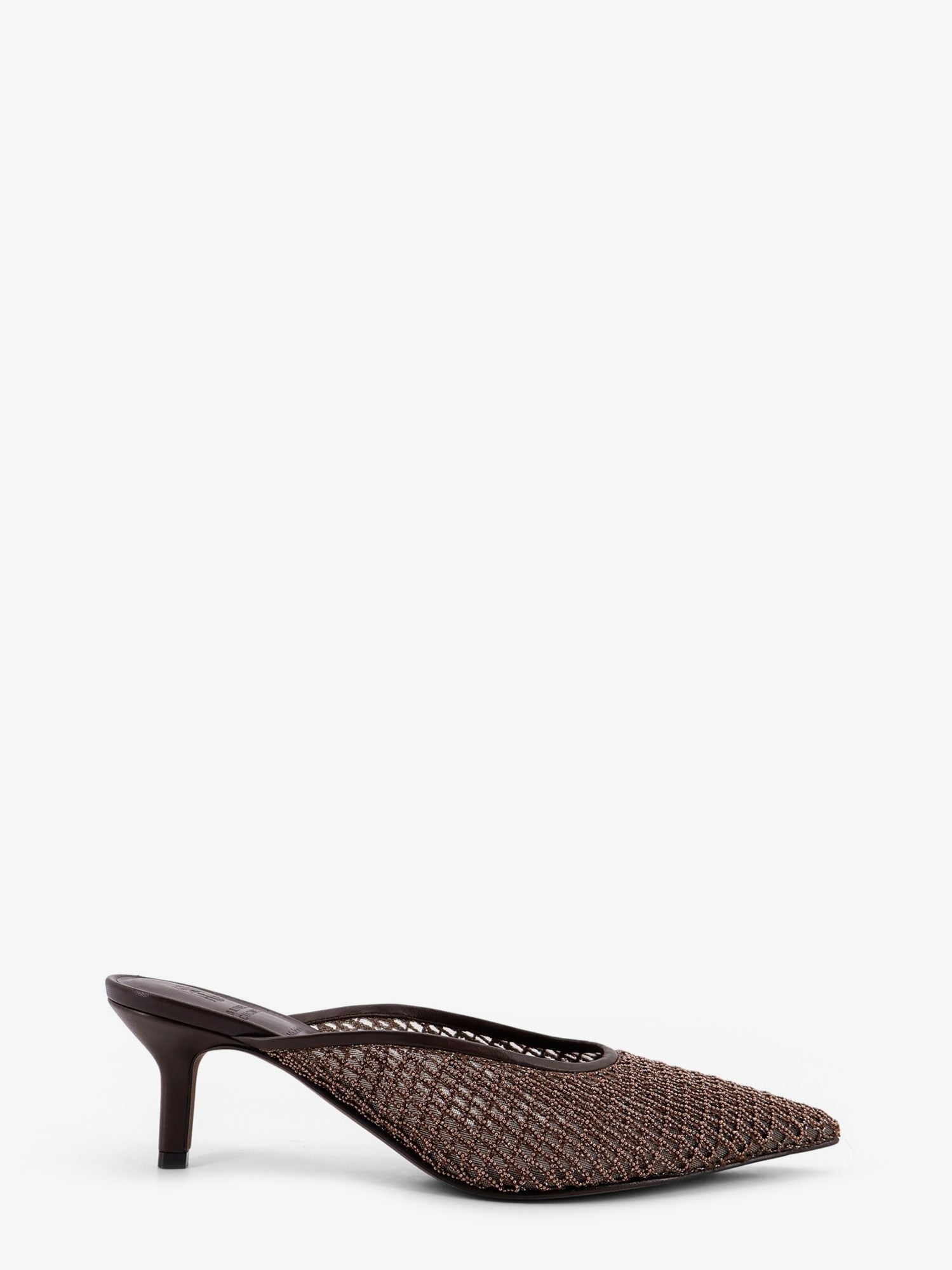 Brunello Cucinelli - Woman - Brown - Heeled Sandal