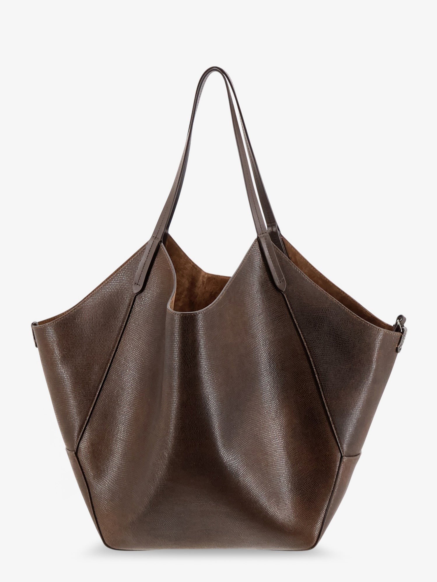 Brunello Cucinelli - Woman - Brown - Shopping Bag