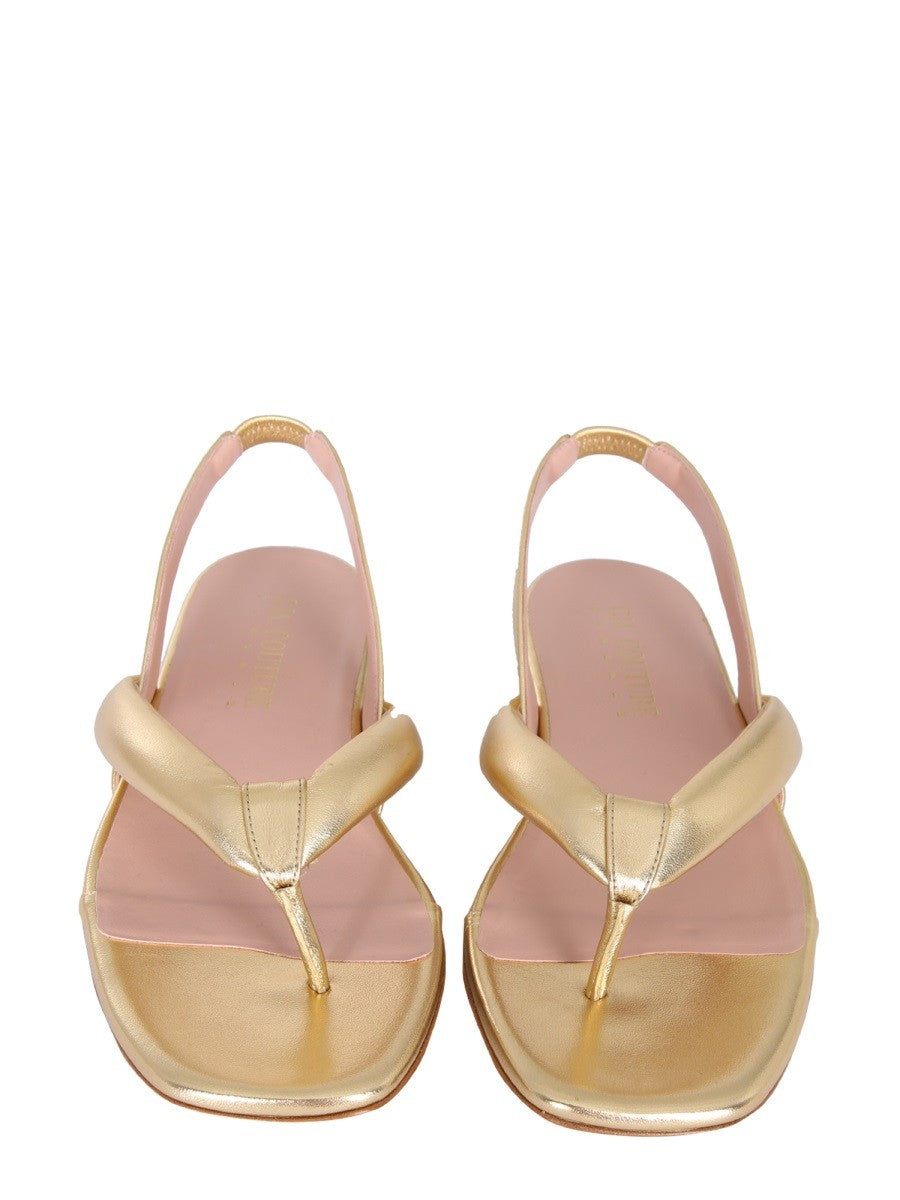 GIA BORGHINI - Woman - Gold - Sandal