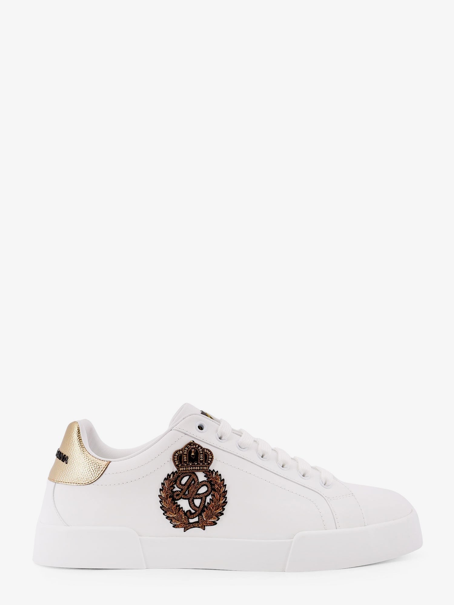 Dolce & Gabbana - Férfi - Fehér-sötétarany - Sneaker