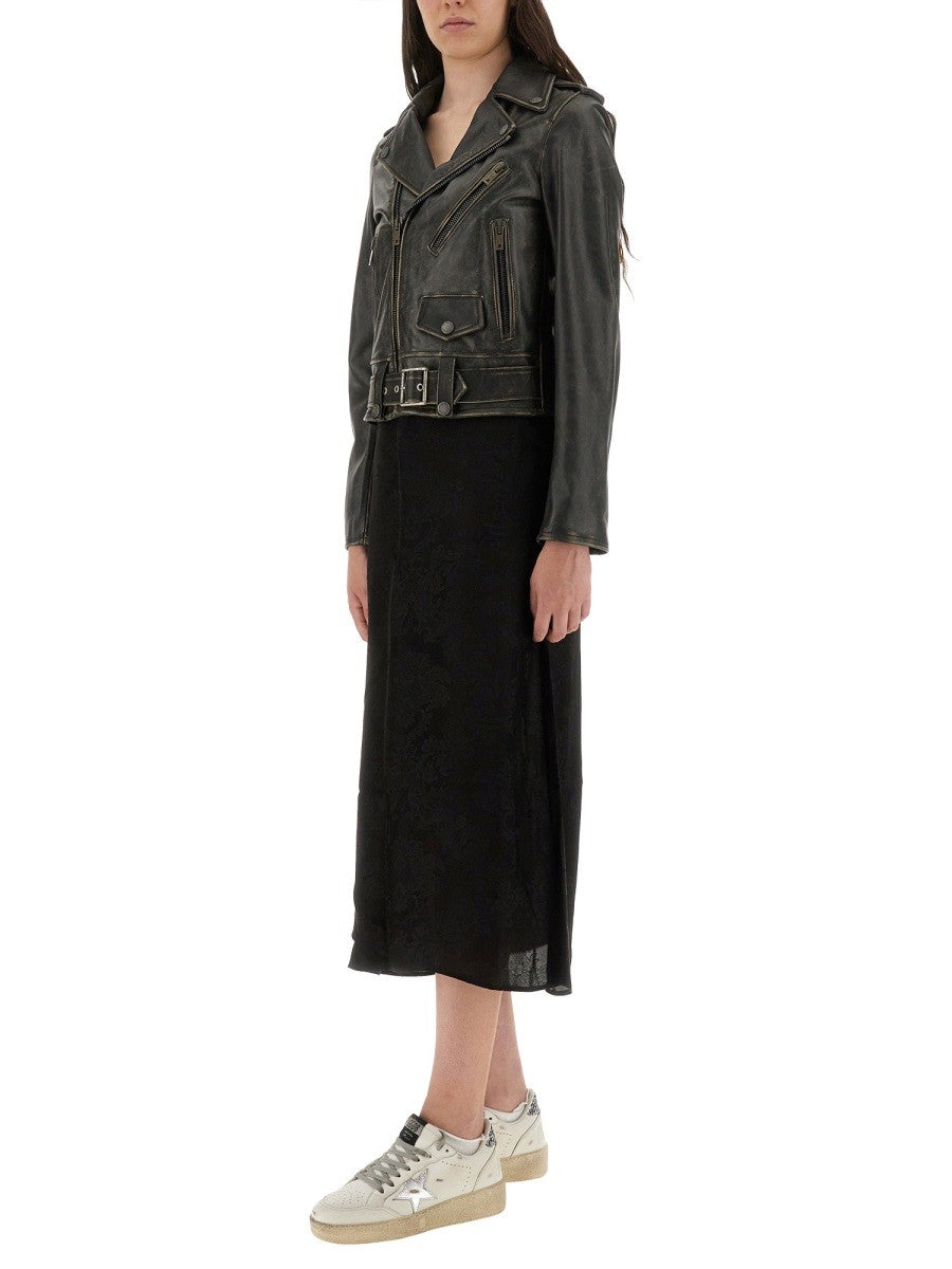 Golden Goose - Woman - Black - Leather Jacket