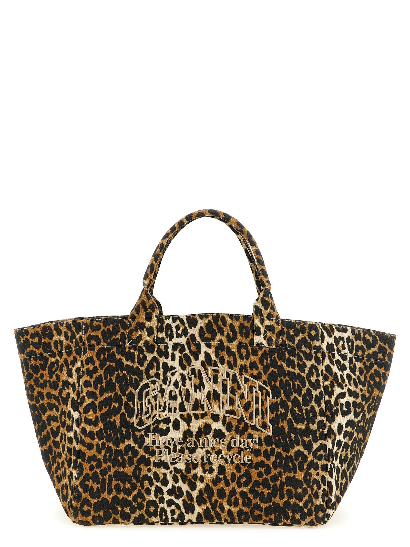 GANNI - nan - Brown - Tote bag