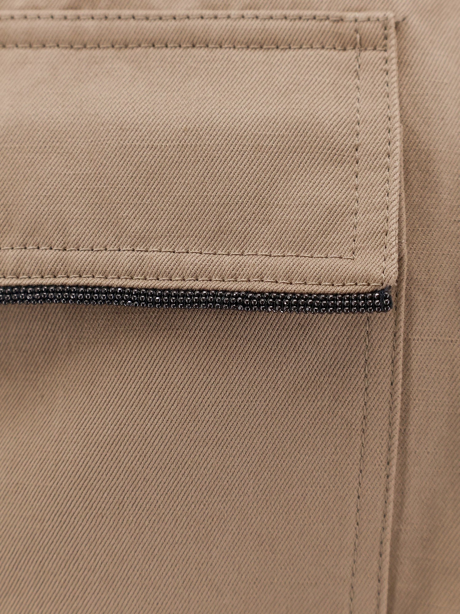 Brunello Cucinelli - Női - Khaki - Póló
