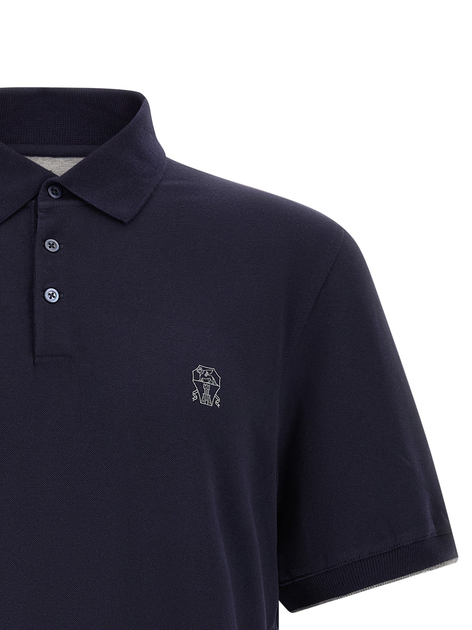 Brunello Cucinelli - nan - Blue - Polo Shirt