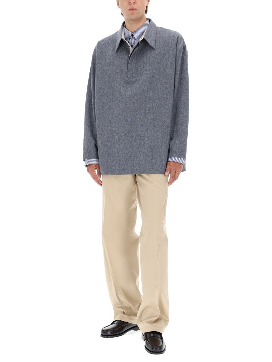 AMI PARIS - Férfi - Szürke - Pólóing