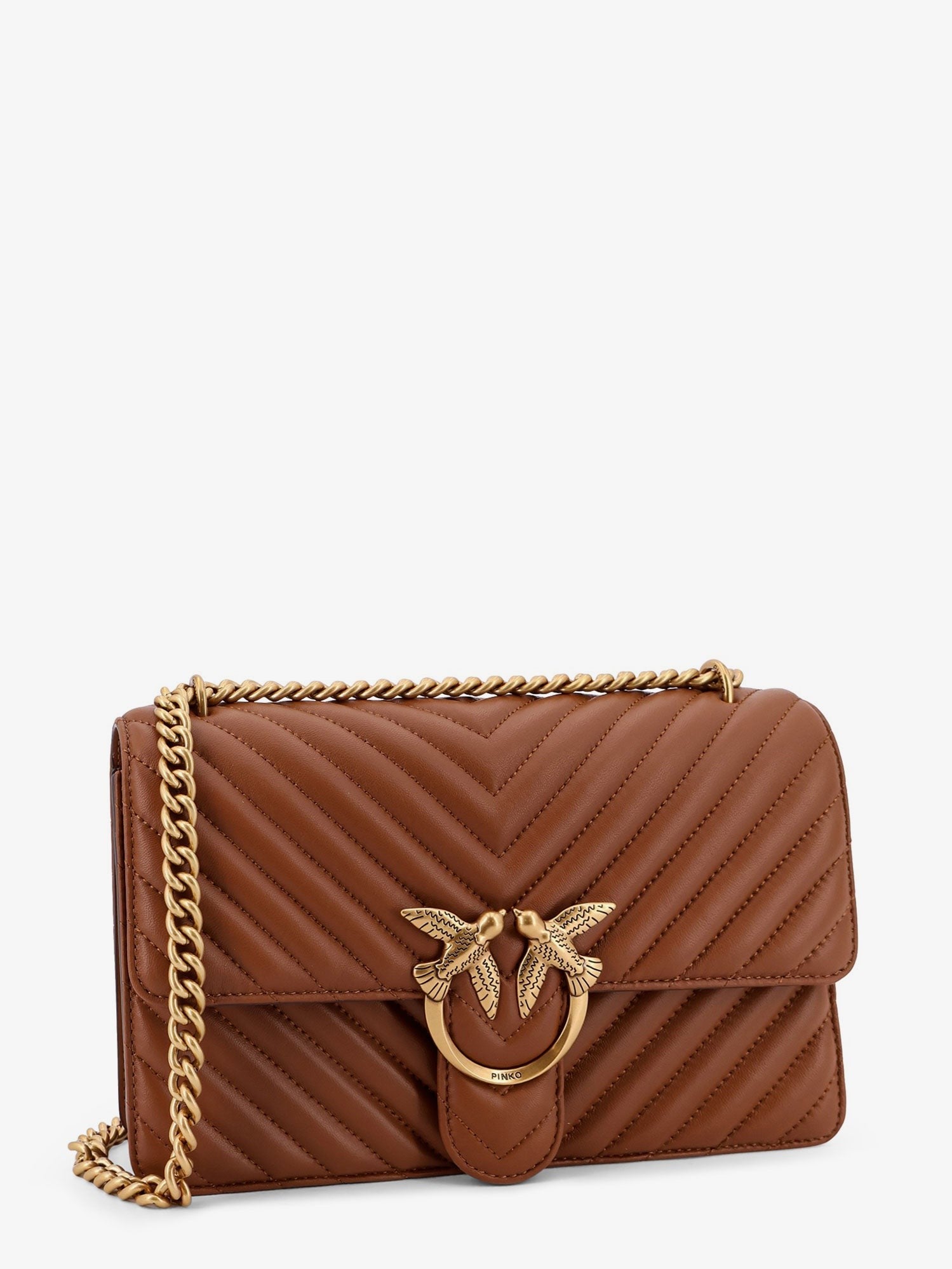 Pinko - Woman - Brown - Crossbody Bag