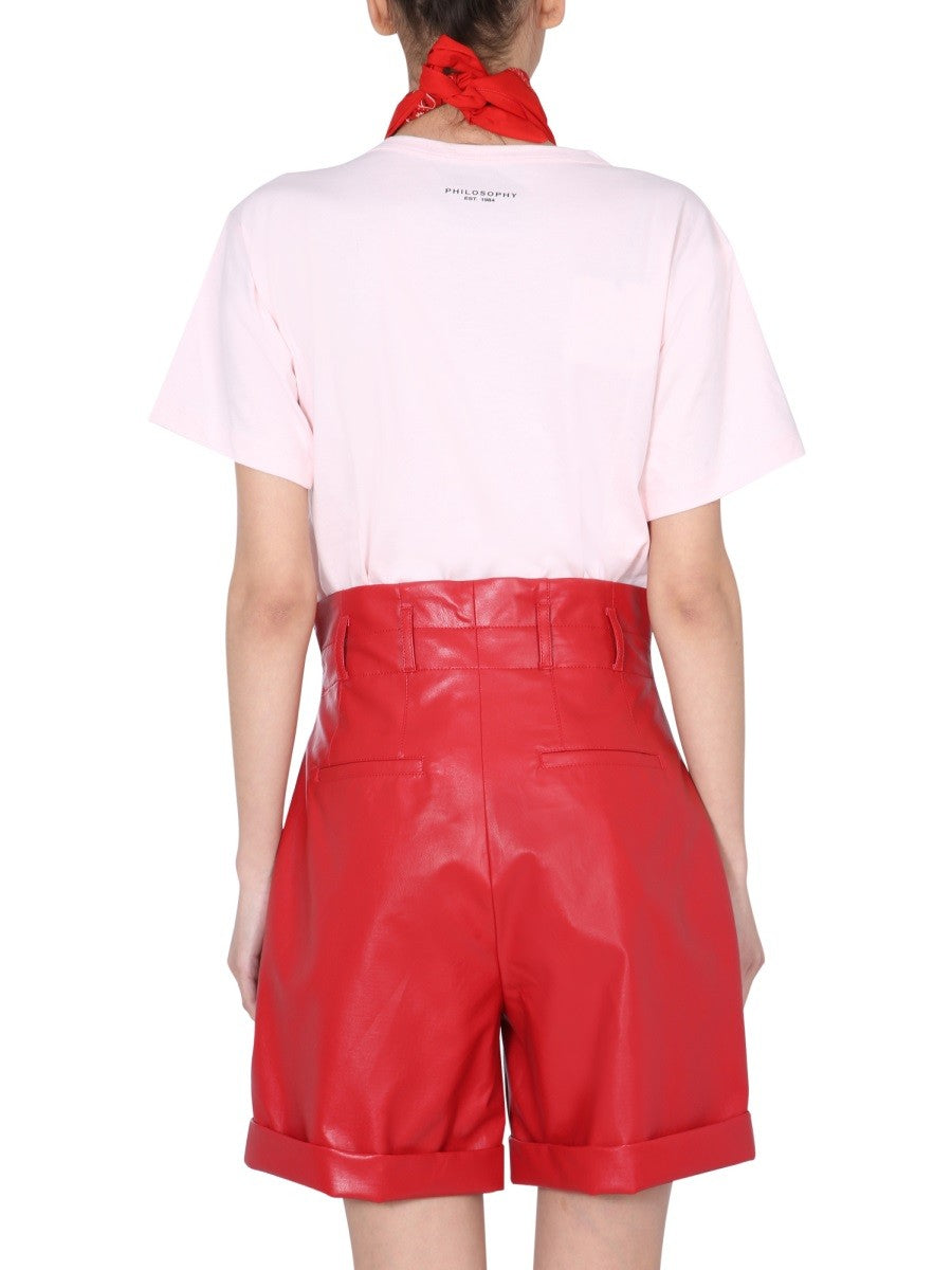 Philosophy Di Lorenzo Serafini - Női - Rózsaszín - Póló