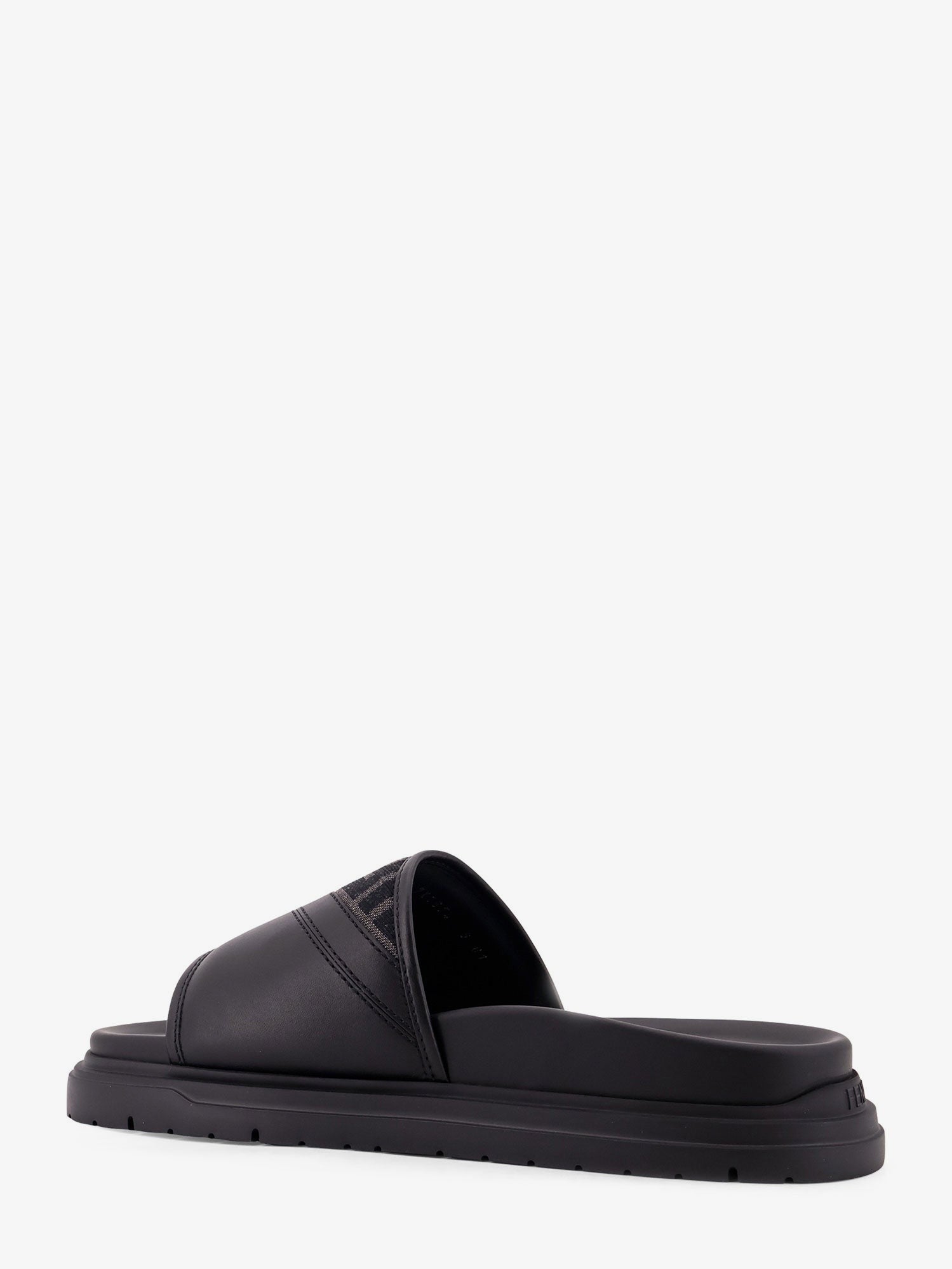 Fendi - Man - Nero Ner Grigio Nero - Flat Sandal