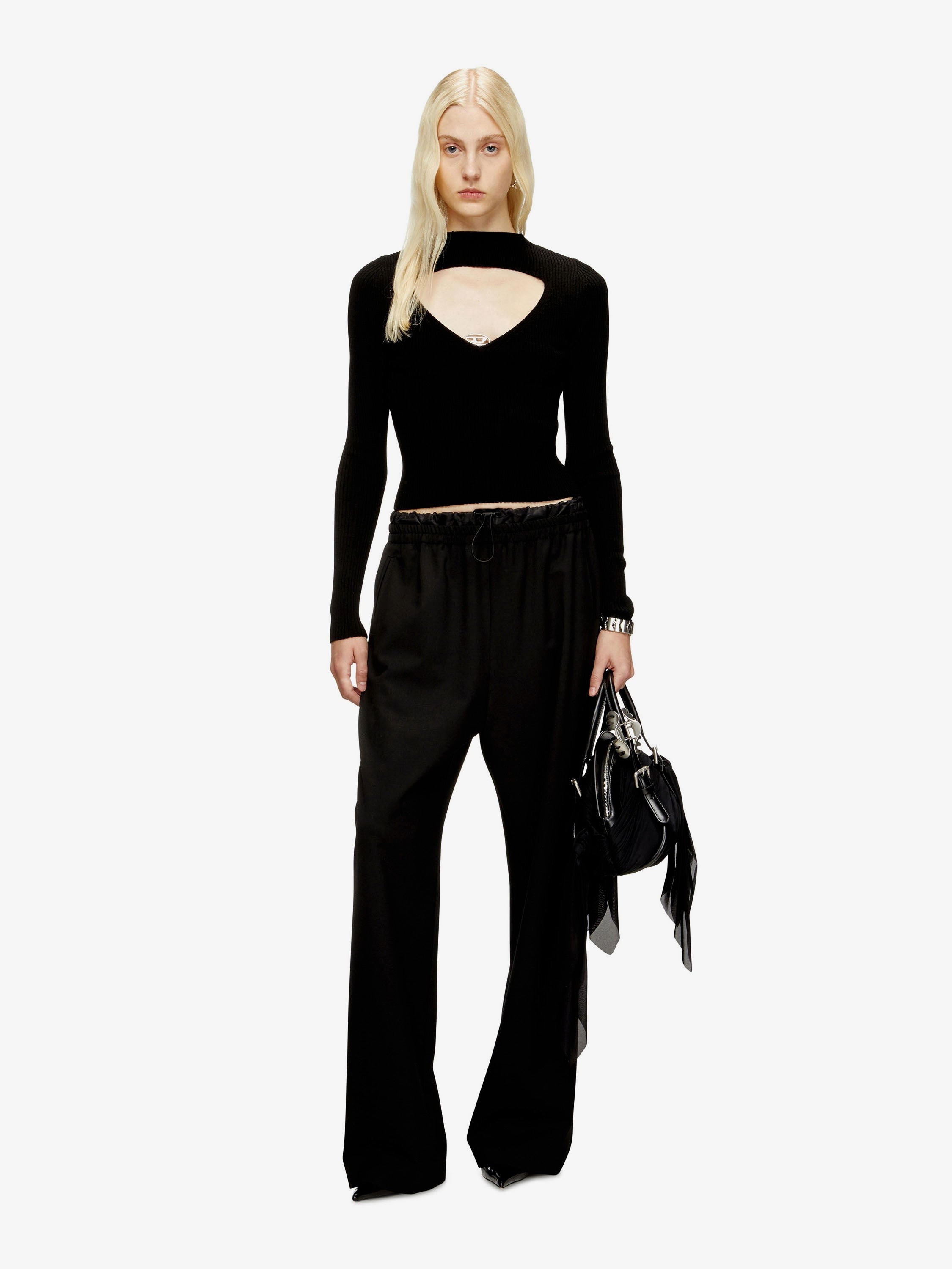 Diesel - Woman - Black - Knit Sweater