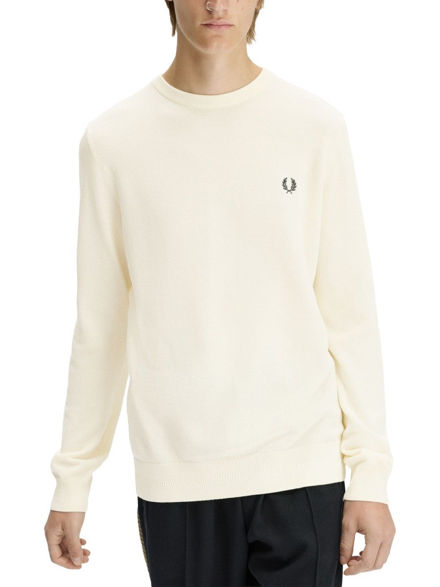 FRED PERRY - Férfi - Bézs - Pulóver