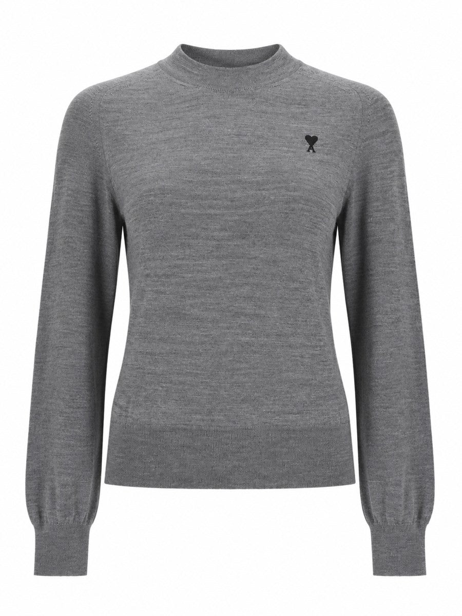 AMI PARIS - Woman - Grey - Sweater