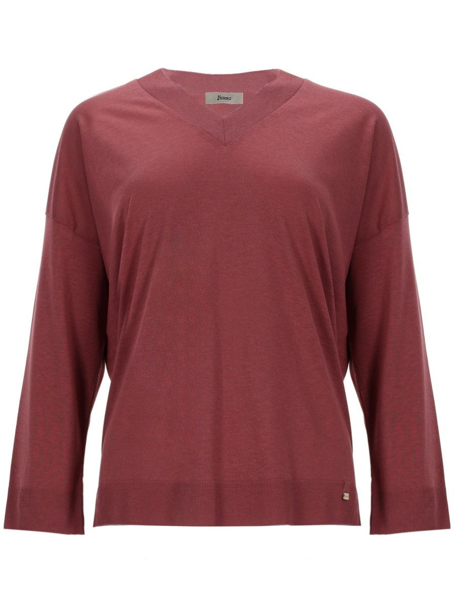 Herno - Woman - Red - Sweater