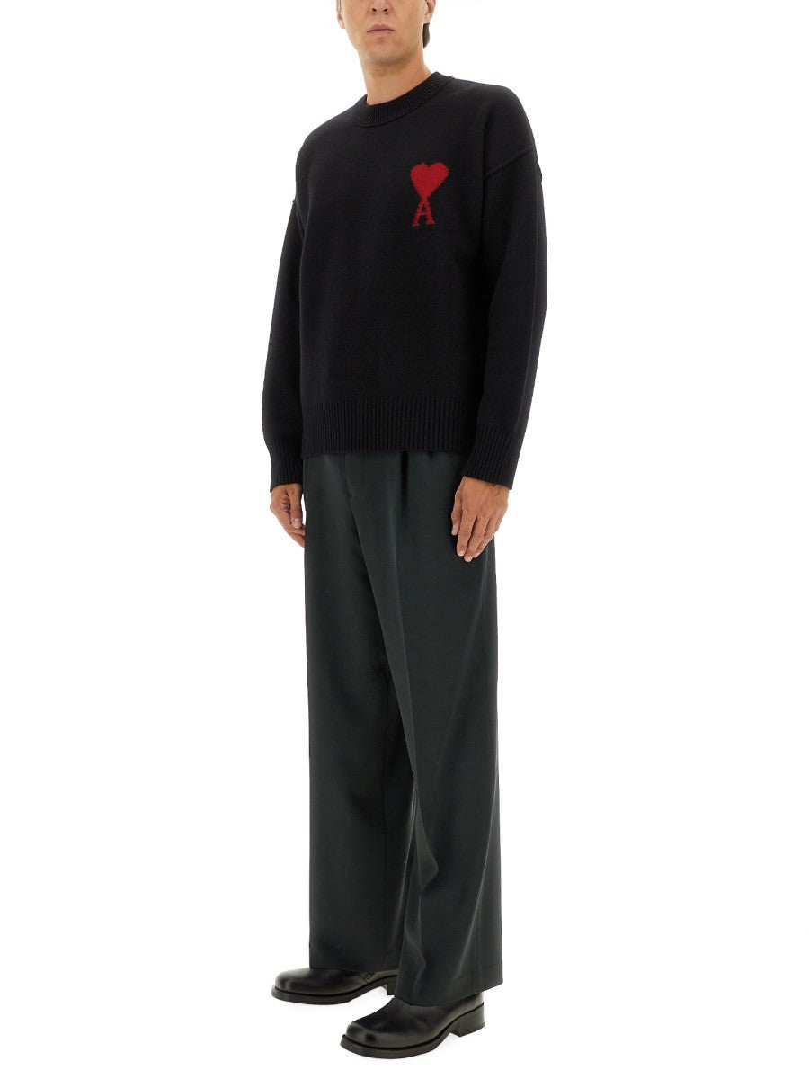 AMI PARIS - Unisex - Black - Sweater