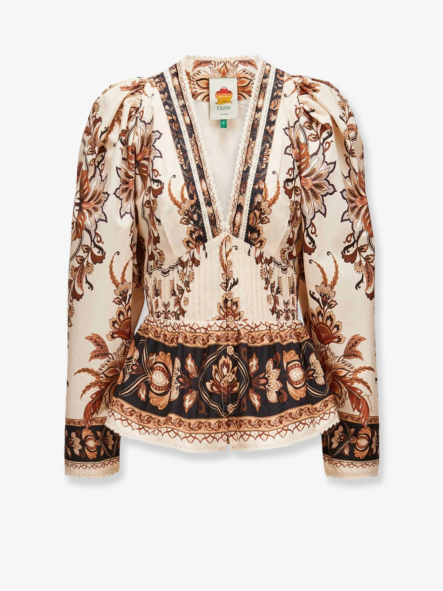 FARM RIO - Woman - Majestic Garden Sand - Shirt