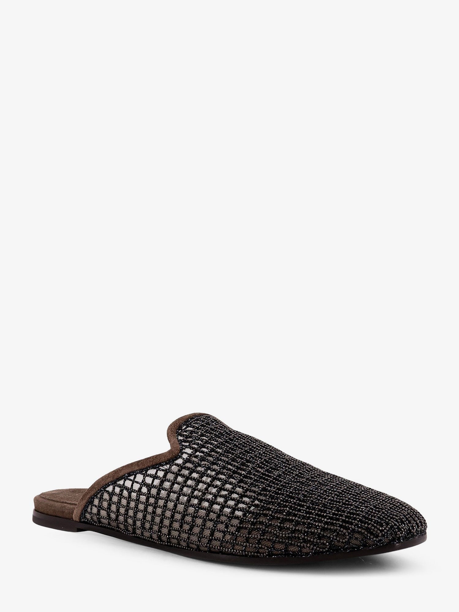 Brunello Cucinelli - Woman - Brown - Flat Sandal
