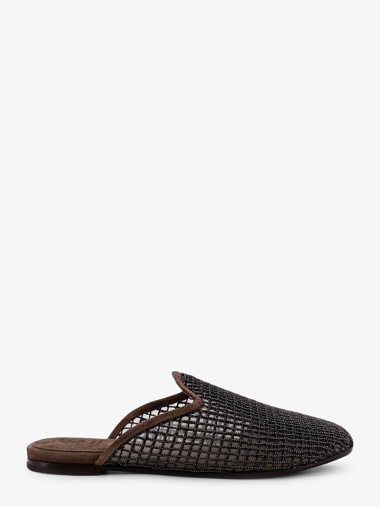 Brunello Cucinelli - Woman - Brown - Flat Sandal
