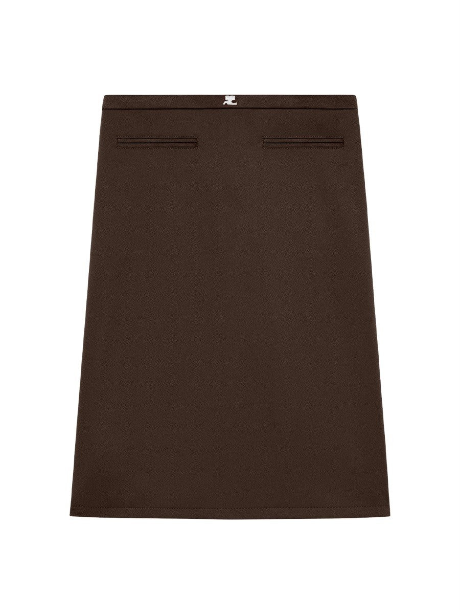 COURREGES - Woman - Brown - Skirt