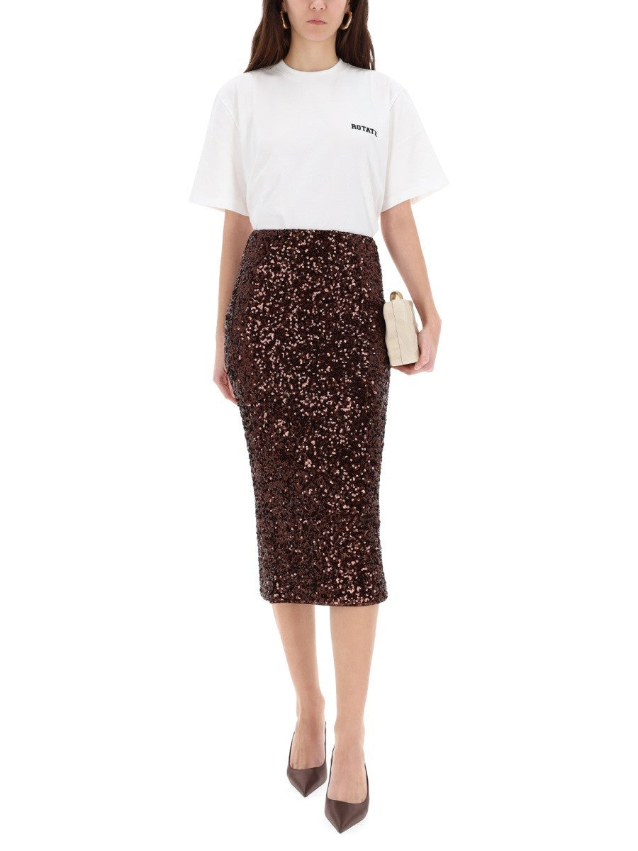 ROTATE - Woman - Brown - Skirt