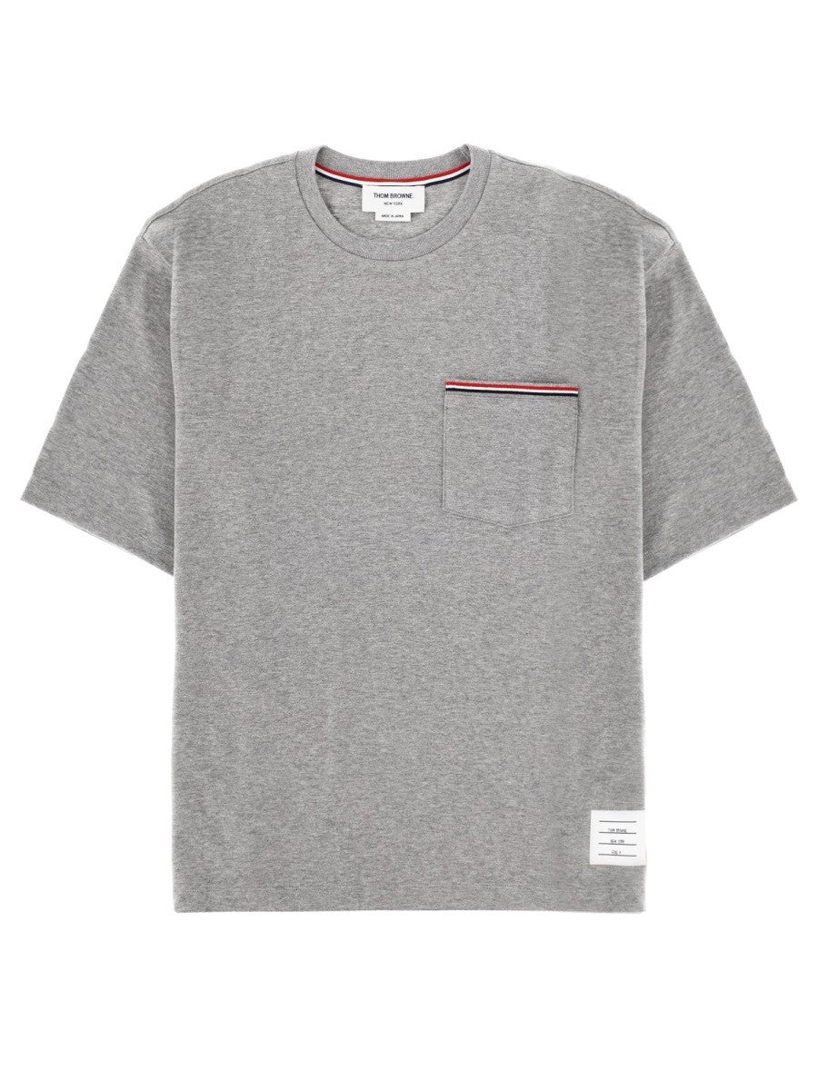 THOM BROWNE - Férfi - Szürke - Póló