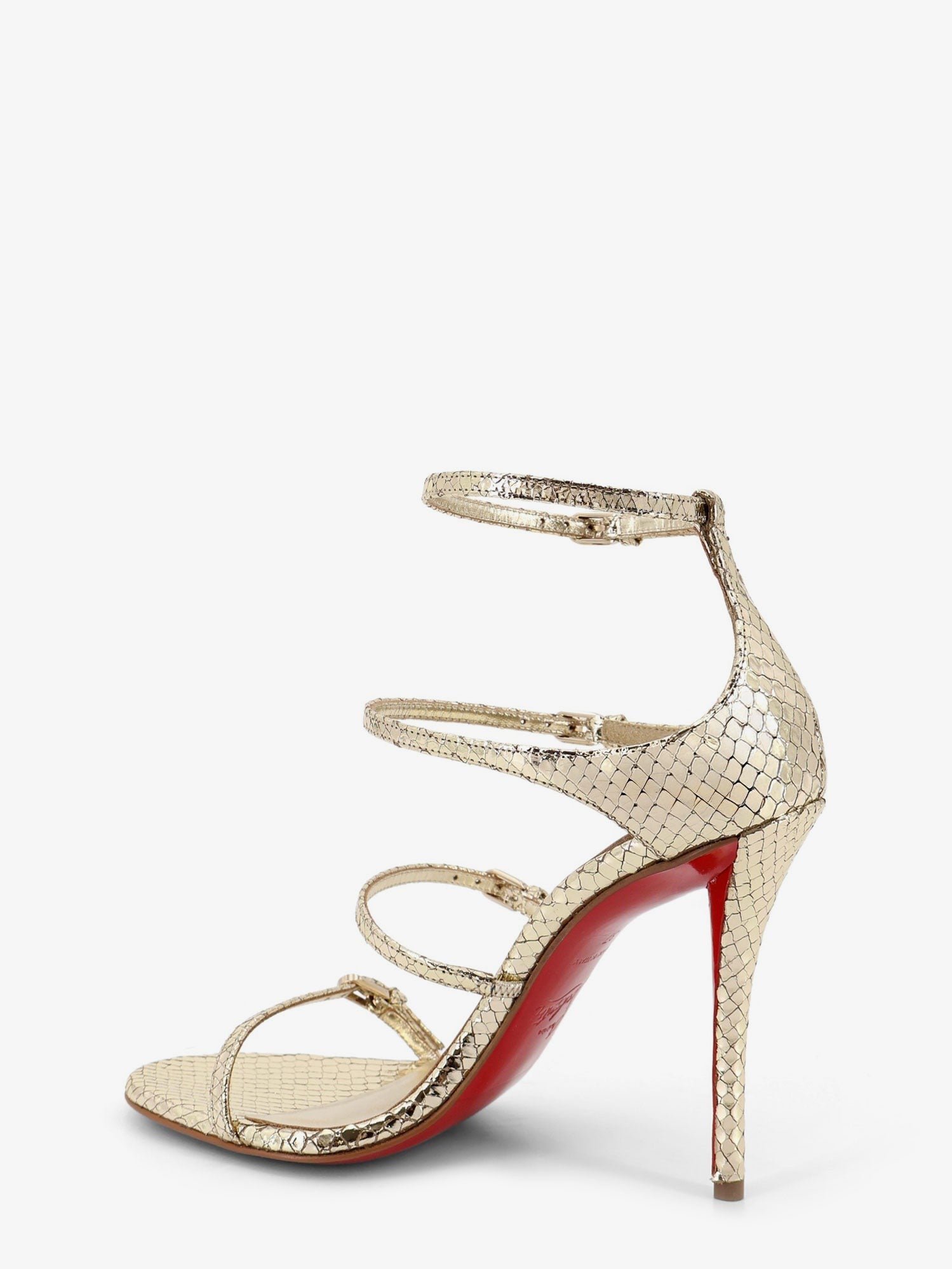 CHRISTIAN LOUBOUTIN – Női – Arany – Magassarkú Szandál