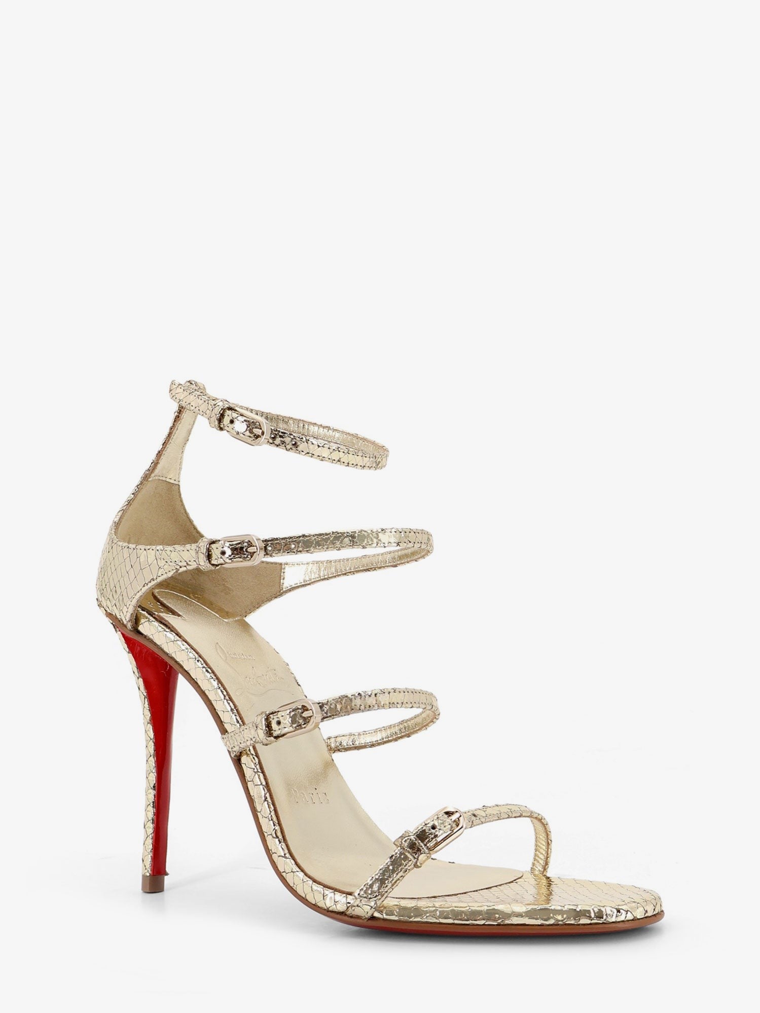 CHRISTIAN LOUBOUTIN - Woman - Gold - Sandal