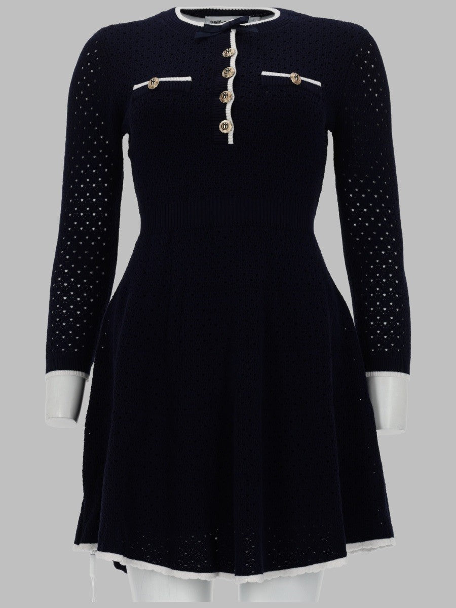 SELF-PORTRAIT - Woman - Blue - Dress