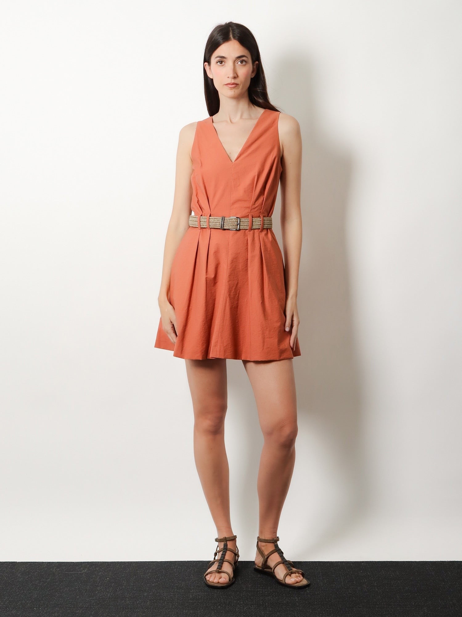 Brunello Cucinelli - Woman - Orange - Dress